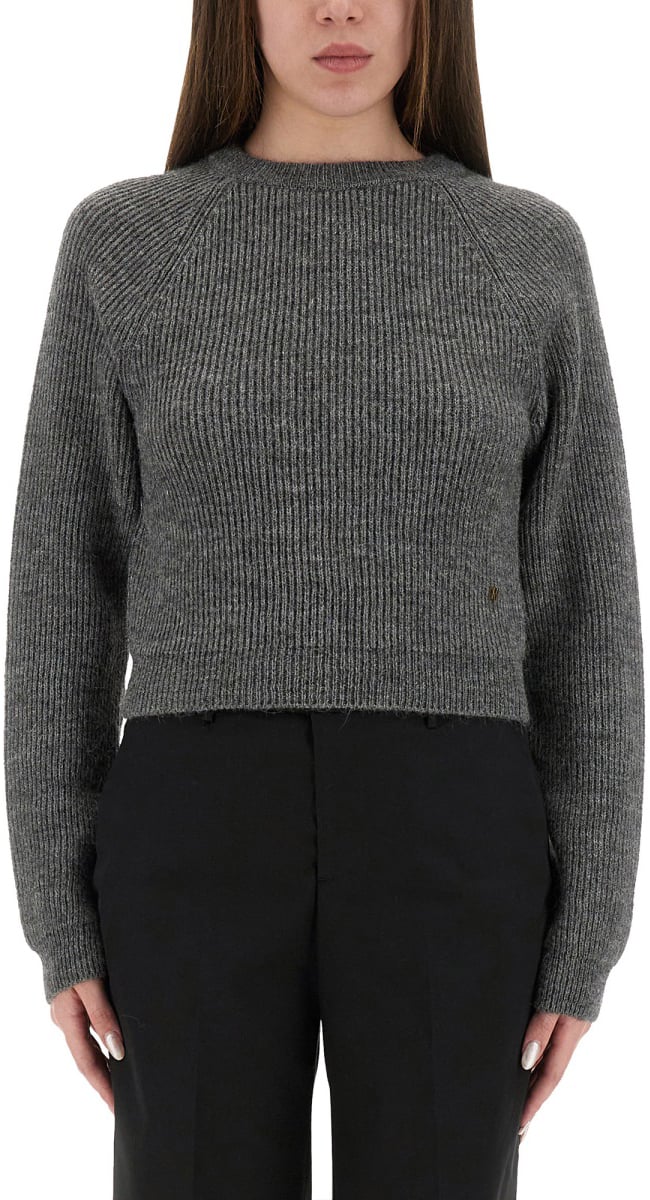 Moschino CROPPED SHIRT Grijs