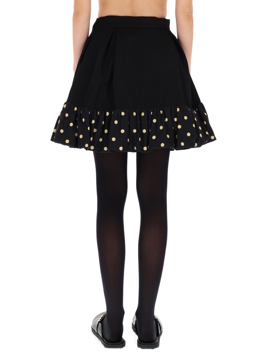 Moschino "POLKA DOTS" SKIRT Zwart