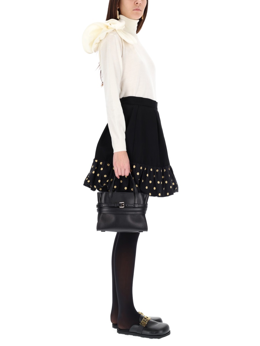 Moschino "POLKA DOTS" SKIRT Zwart