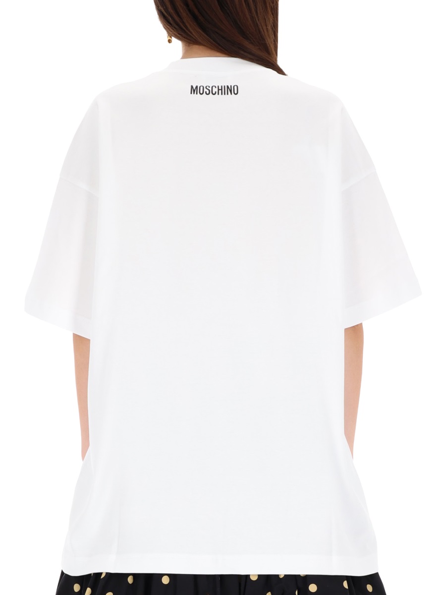 Moschino T-SHIRT WITH PRINT Wit