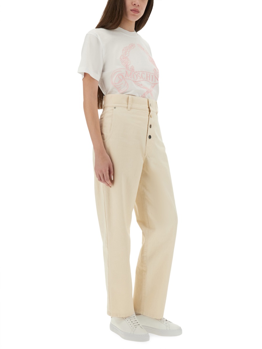 Moschino T-SHIRT WITH EMBROIDERY Wit