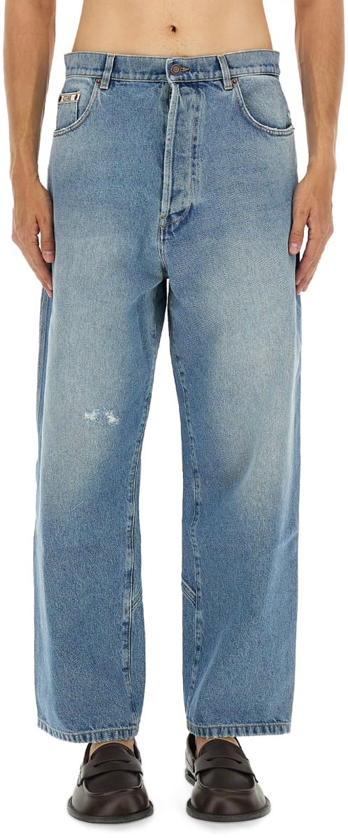Moschino COTTON DENIM JEANS Blauw