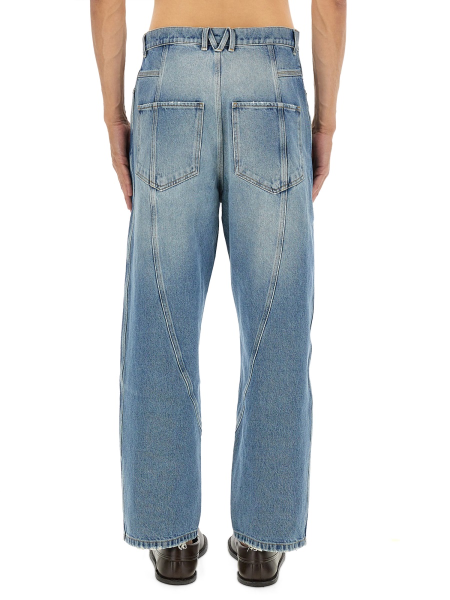 Moschino COTTON DENIM JEANS Blauw