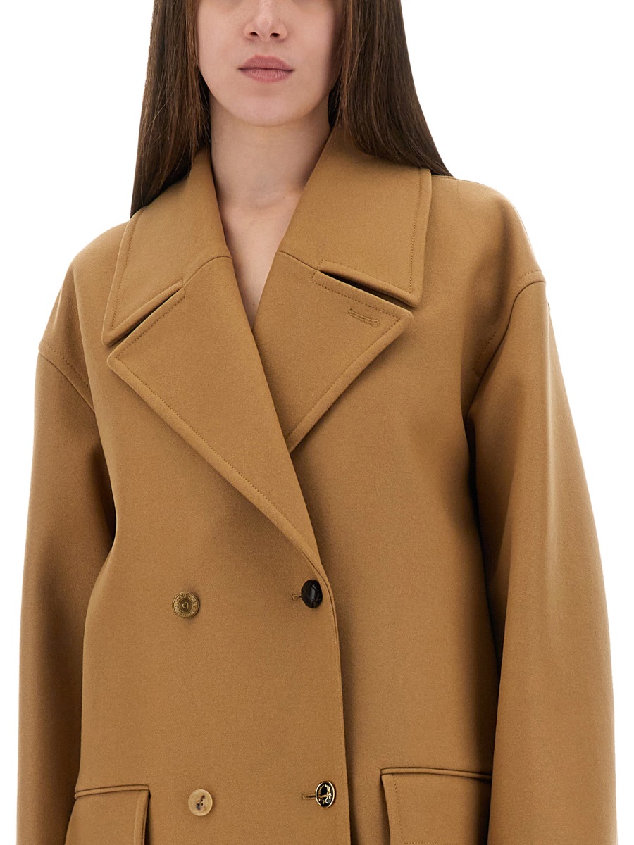Moschino DOUBLE-BREASTED COAT Beige