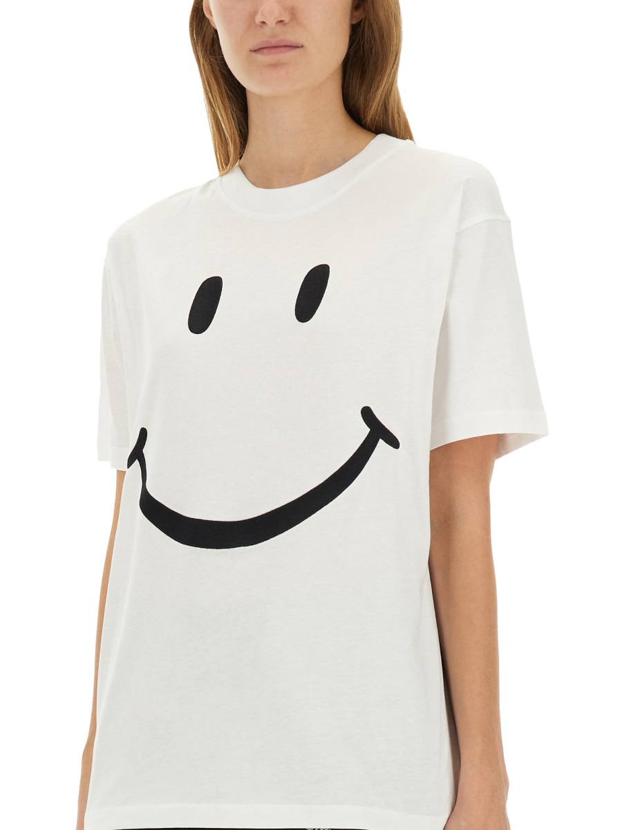 Moschino "SMILEY" T-SHIRT Wit