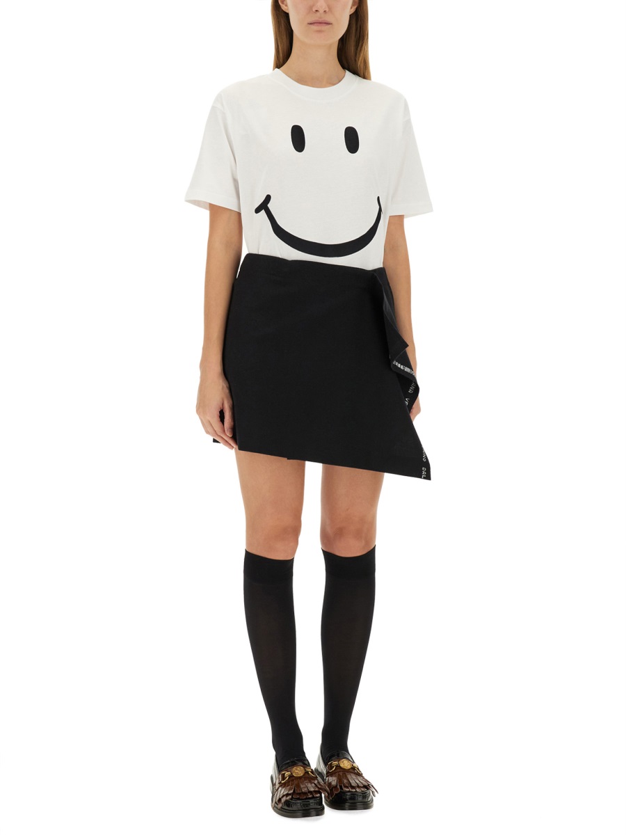 Moschino "SMILEY" T-SHIRT Wit