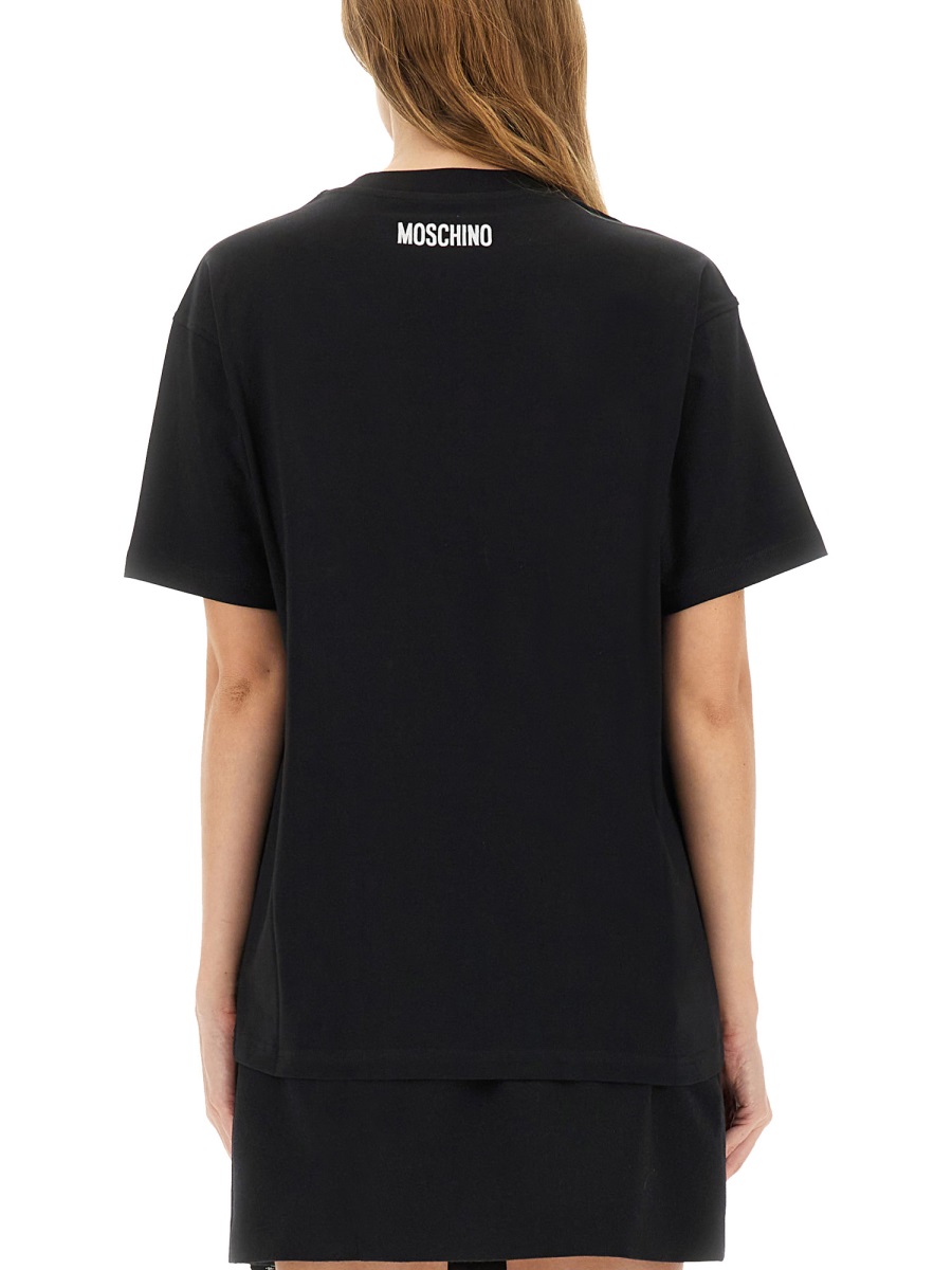 Moschino "SMILEY" T-SHIRT Zwart