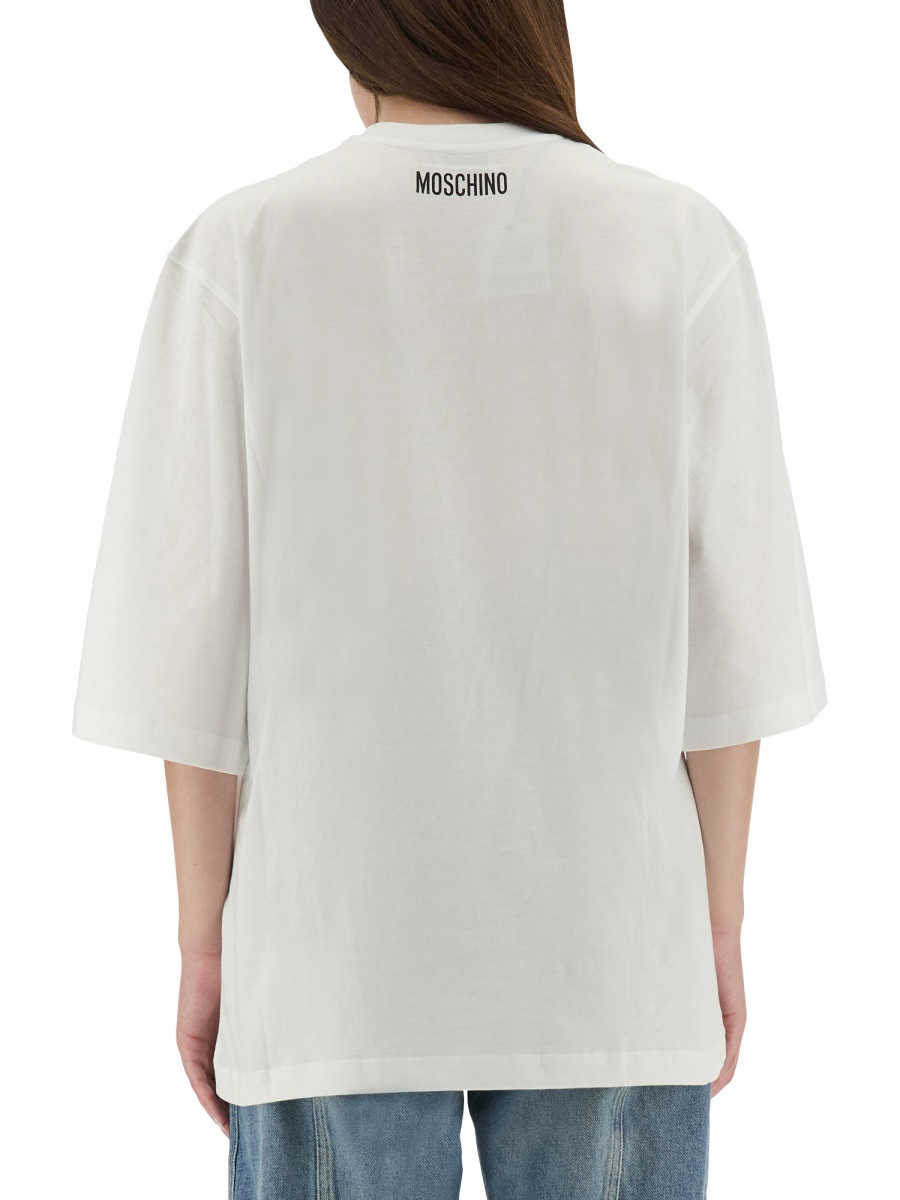 Moschino "GOOSE" JERSEY T-SHIRT Wit