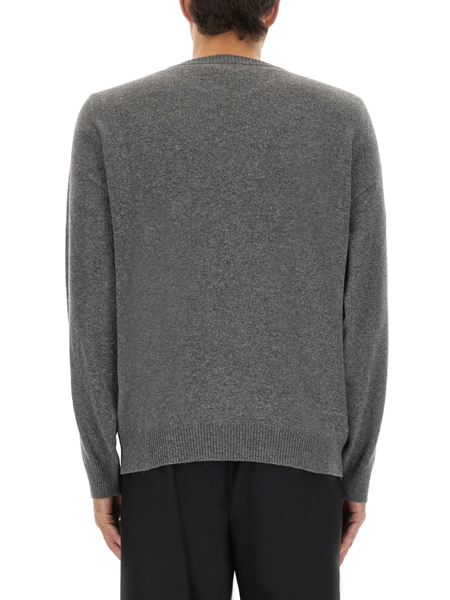 Moschino WOOL AND CASHMERE PULLOVER Grijs