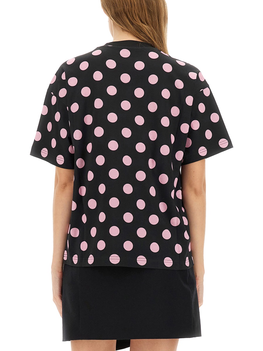 Moschino "TEDDY POLKA DOTS" T-SHIRT Zwart