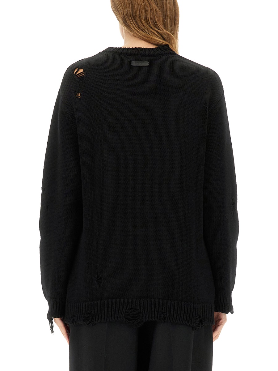 Moschino WOOL JERSEY. Zwart