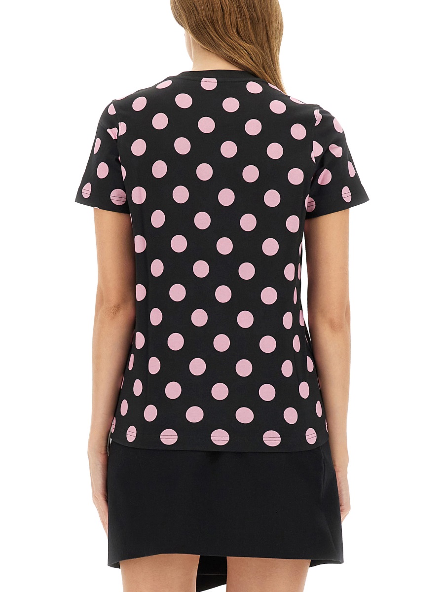 Moschino "TEDDY POLKA DOTS" T-SHIRT Zwart