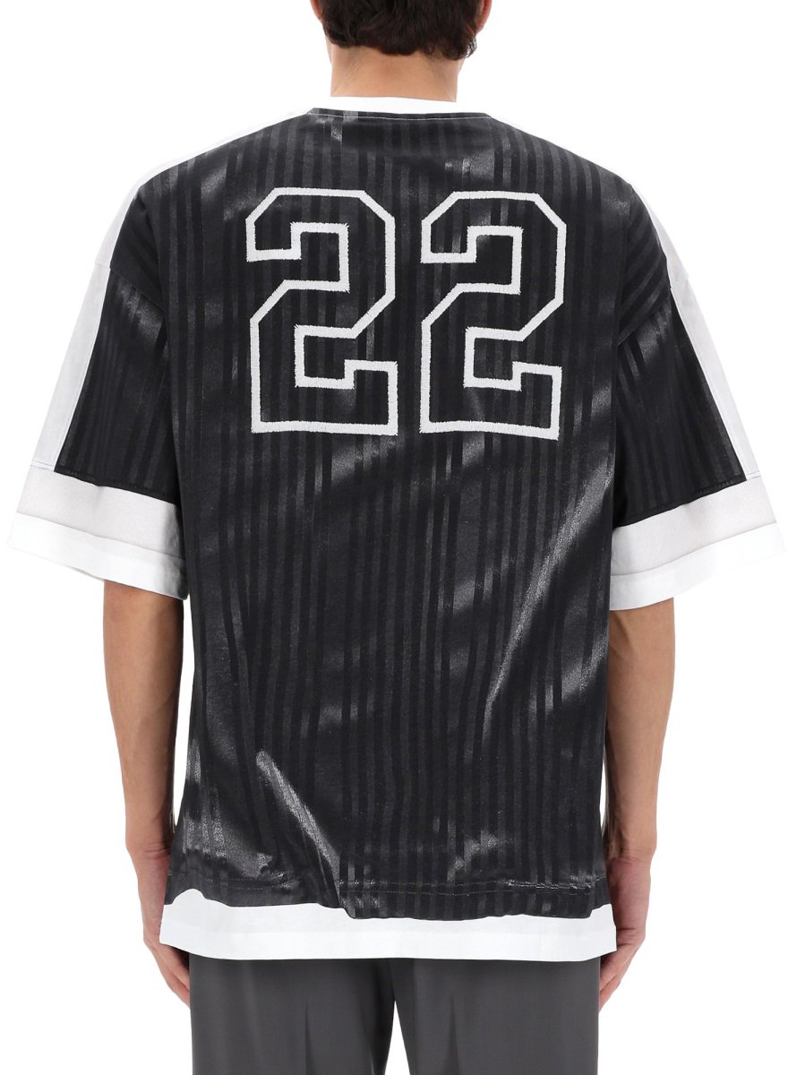 Moschino "SIGNED GARMENT" T-SHIRT Zwart