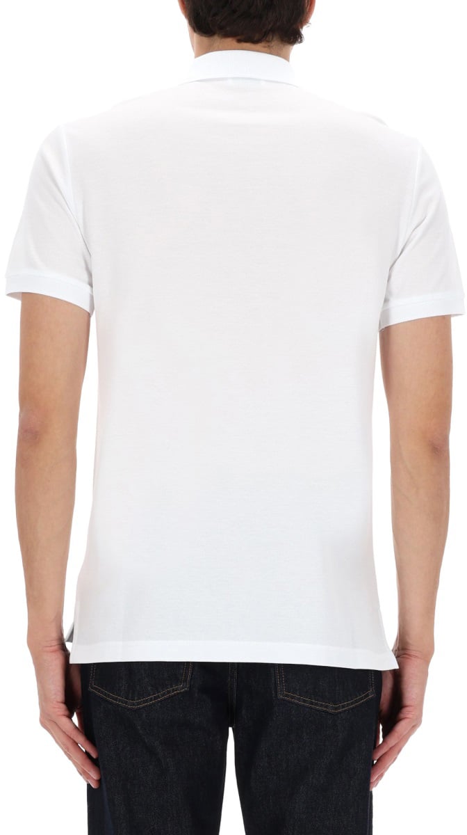 Moschino POLO WITH LOGO Wit