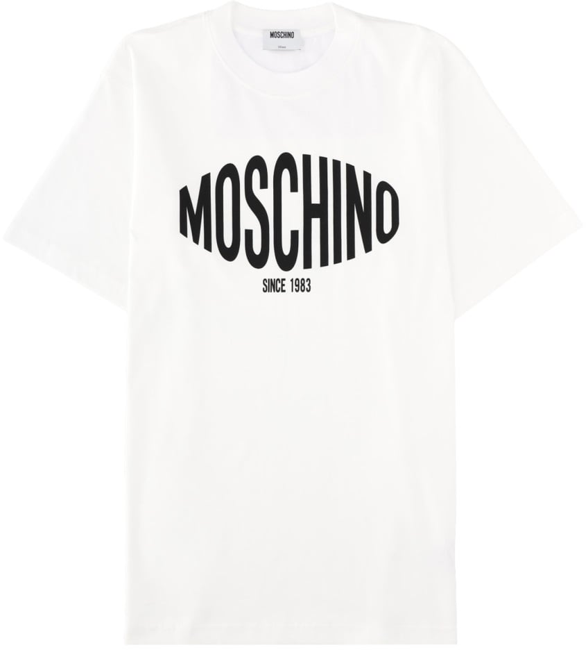 Moschino T-SHIRT WITH LOGO Wit