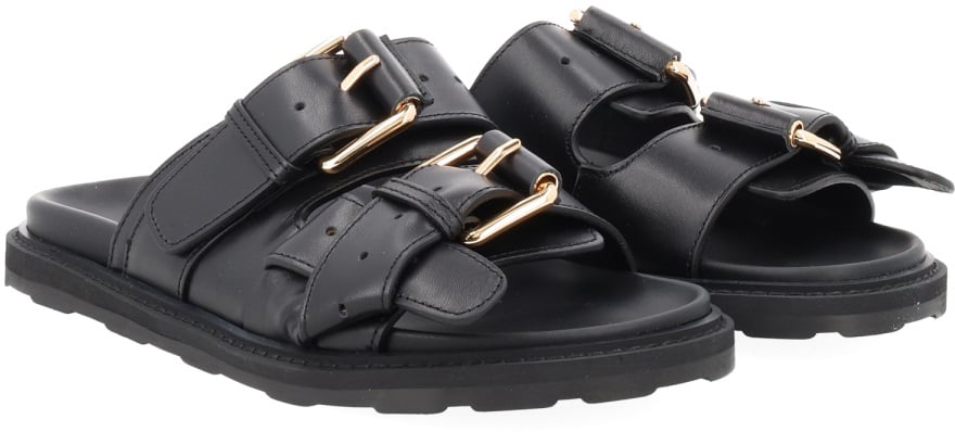 Moschino SANDALO "TIE-ME" Zwart