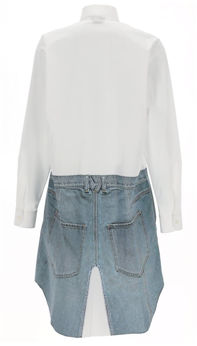 Moschino PRINTED MIDI DRESS Wit