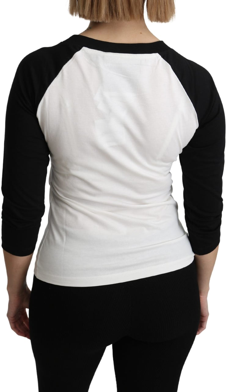 Moschino White Cotton T-shirt My Little Pony Top Tshirt Zwart
