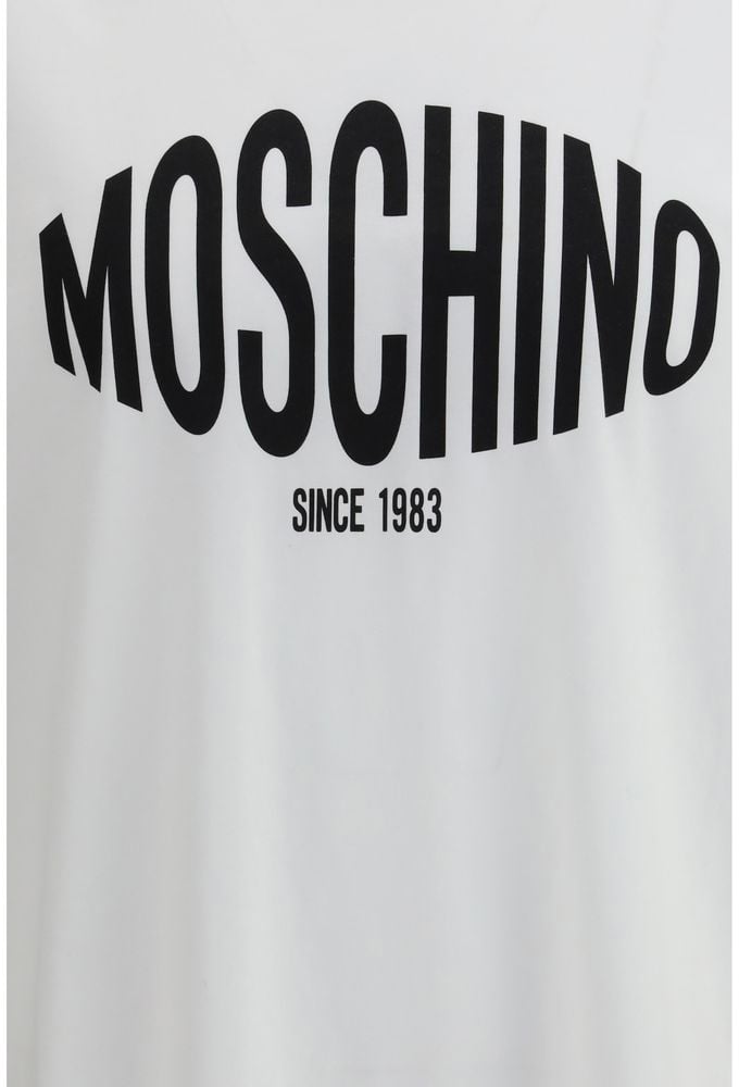 Moschino White Cotton T-Shirt Wit
