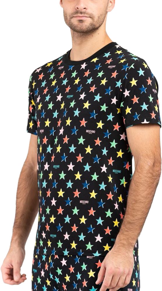 Moschino Moschino Black Cotton T-Shirt Zwart