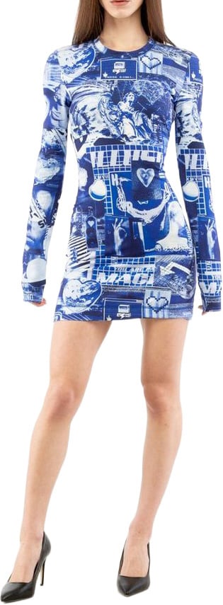 Moschino Moschino Multicolor Cotton Casual Dress Divers