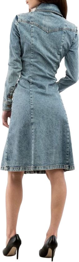 Moschino Multicolor Cotton Casual Dress Divers