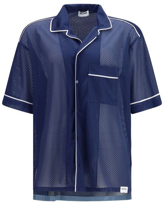 Moschino Moschino Blue Polyester Sportswear Blauw