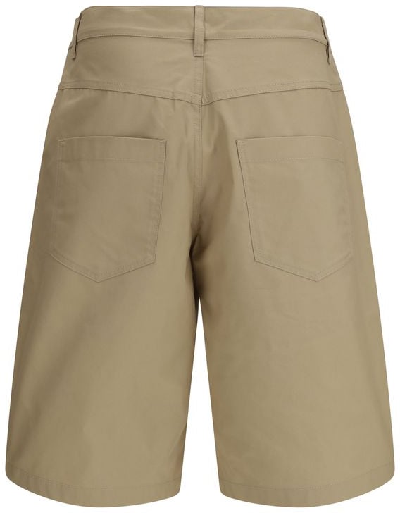 Moschino Beige Cotton Bermuda Shorts Beige