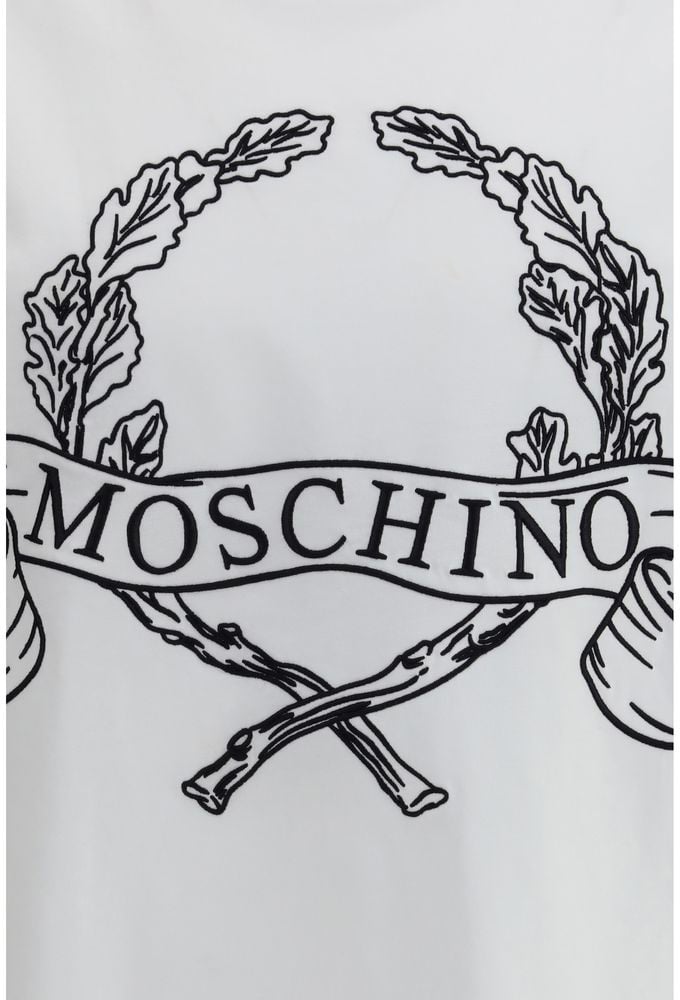 Moschino Moschino White Cotton T-Shirt Wit