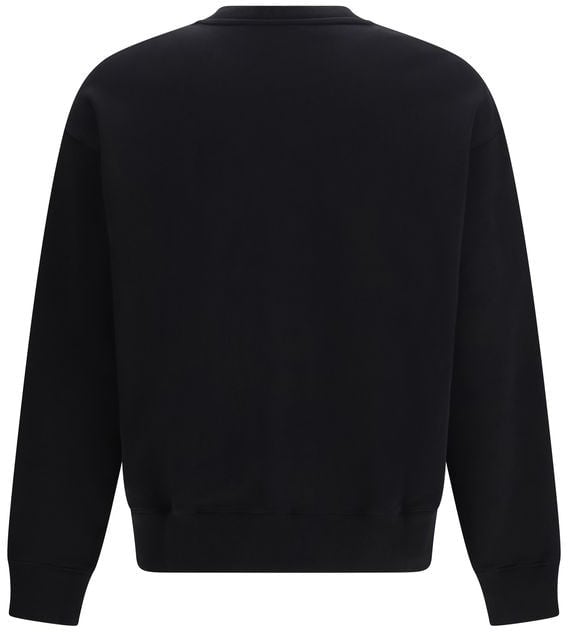 Moschino Moschino Black Cotton Sweatshirt Zwart