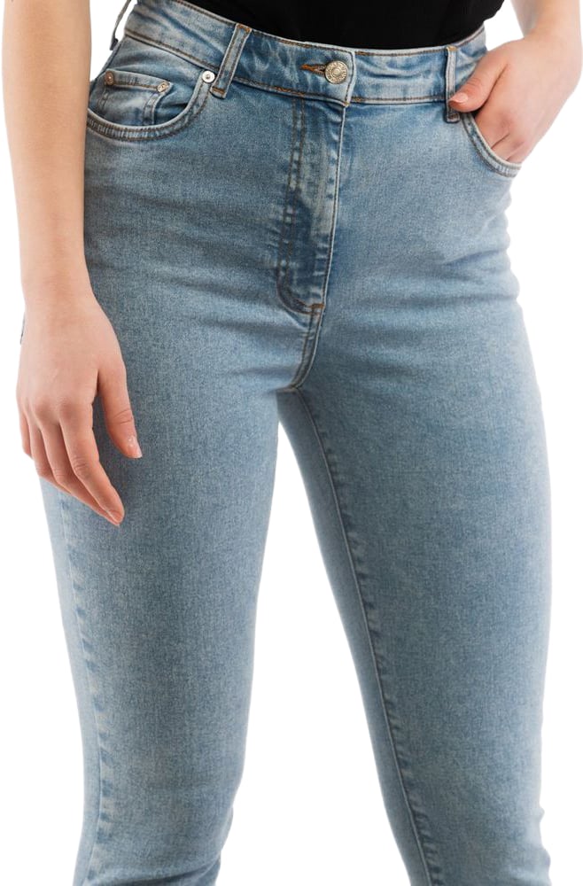 Moschino Moschino Multicolor Cotton Skinny Jeans Divers