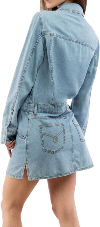 Moschino Multicolor Cotton Casual Dress Divers