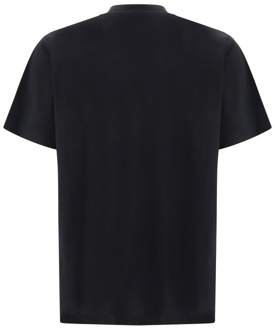 Moschino Black Cotton T-Shirt Zwart