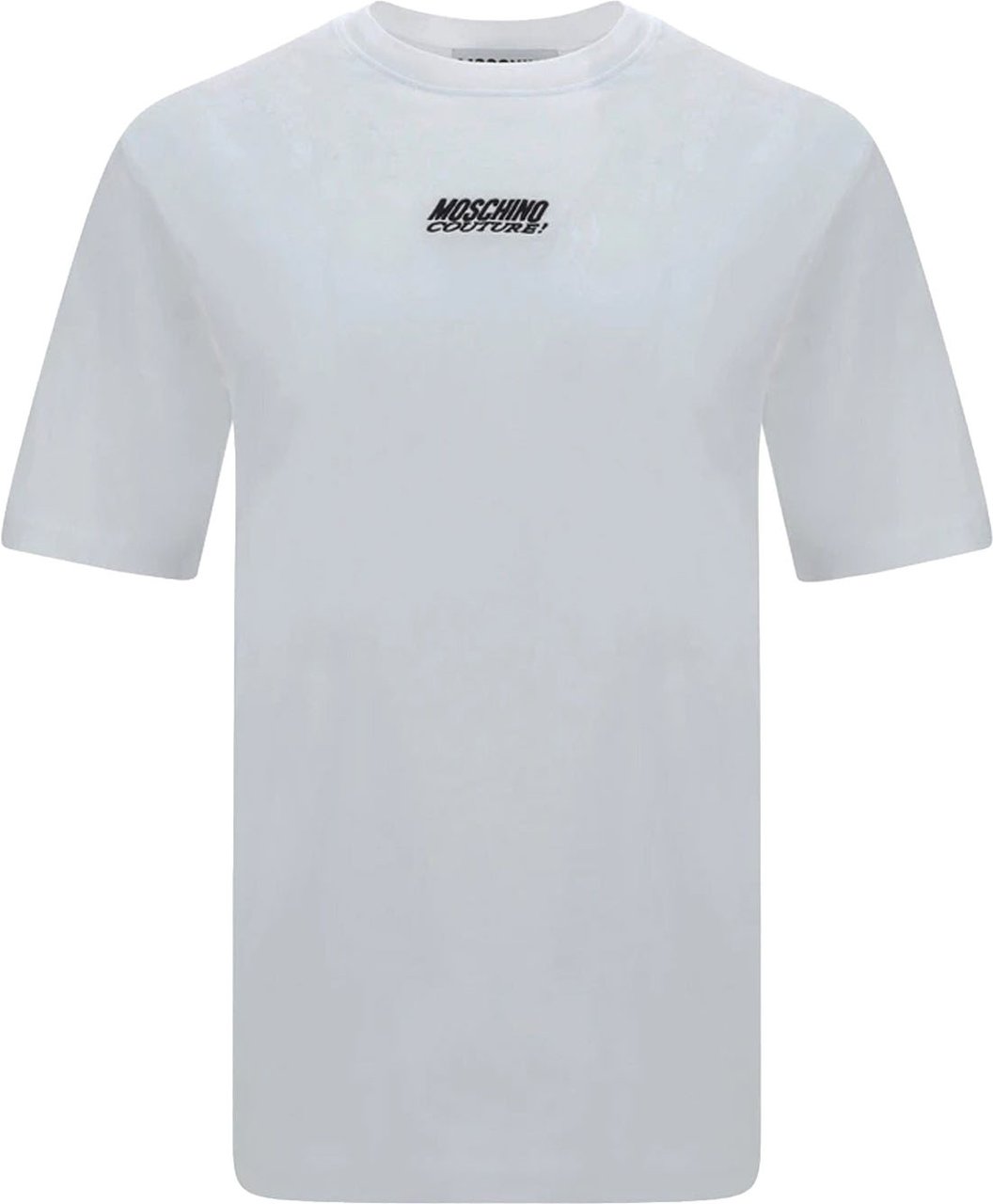 Moschino Moschino Logo Embroidered T-Shirt Wit