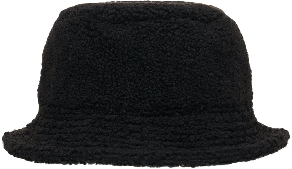 Moschino Faux fur bucket hat Zwart