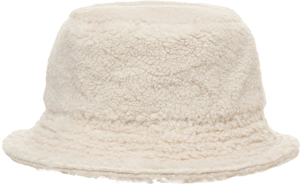 Moschino Faux fur bucket hat Wit