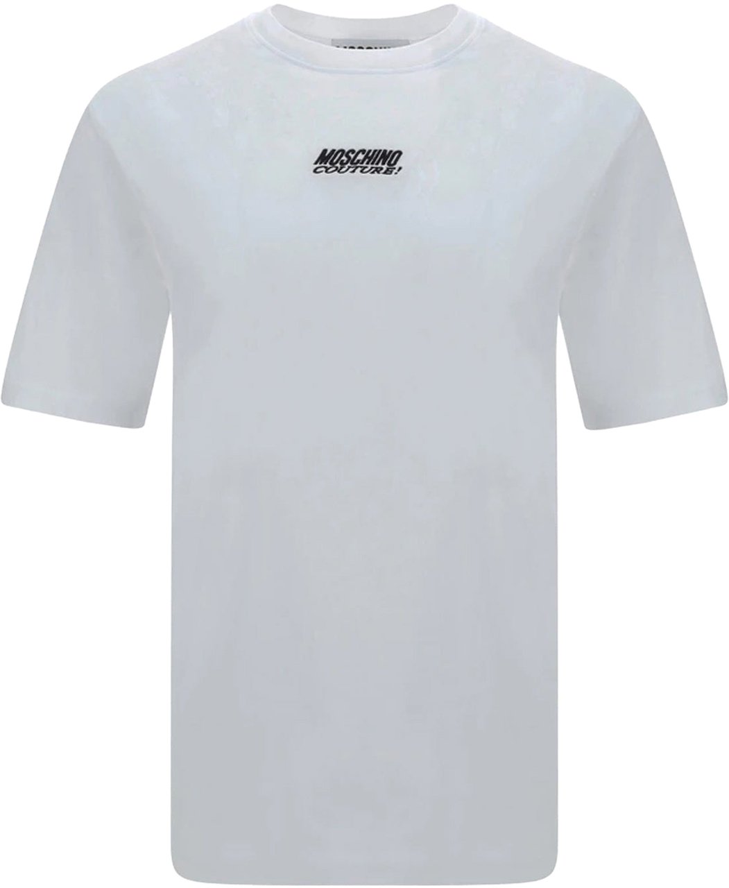 Moschino Moschino Logo Embroidered T-Shirt Wit