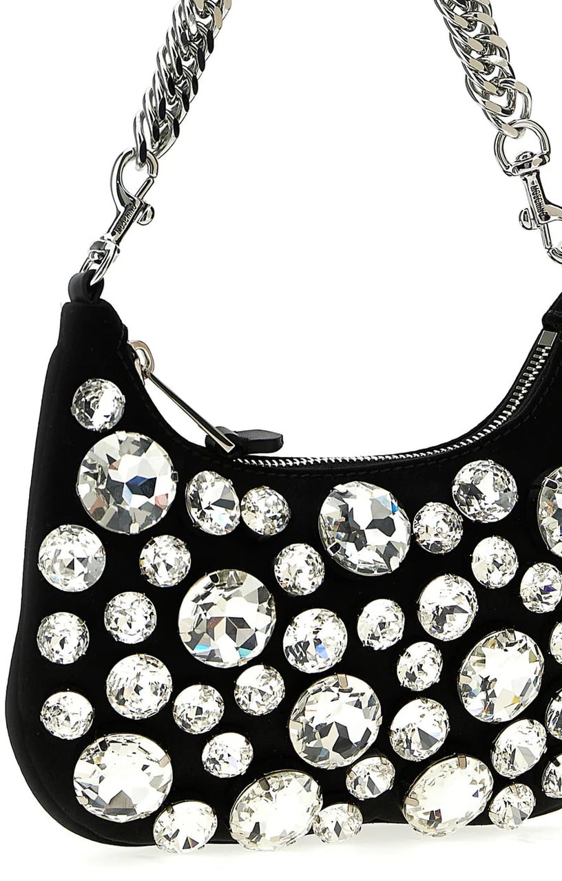 Moschino Moschino Borse... Nero Con Strass Zwart