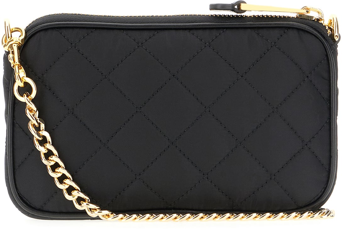 Moschino Moschino Black nylon crossbody bag Zwart