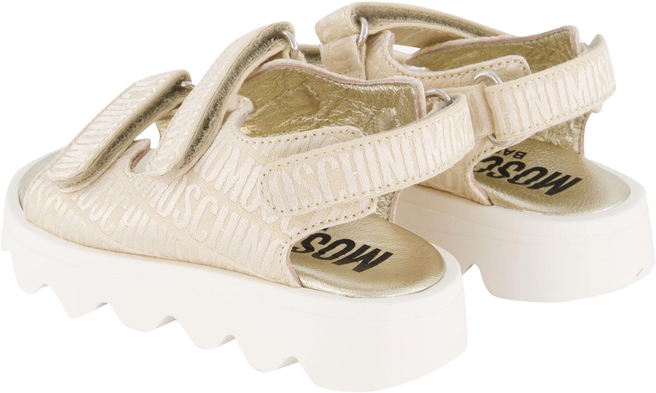 Moschino Moschino Unisex Sneakers In Beige Beige