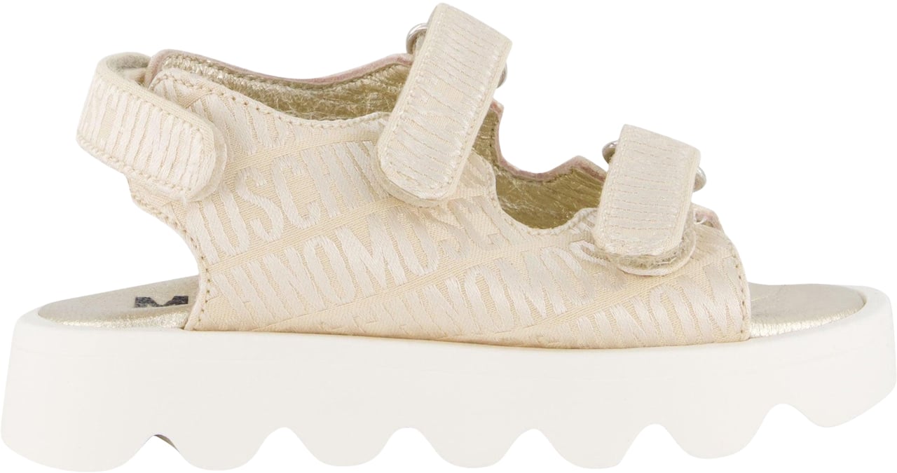 Moschino Moschino Unisex Sneakers In Beige Beige