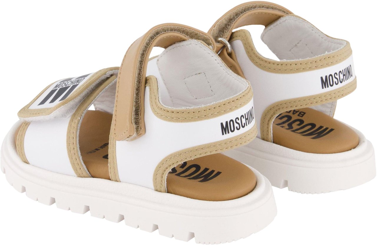Moschino Moschino Unisex Sandalen In Beige Beige