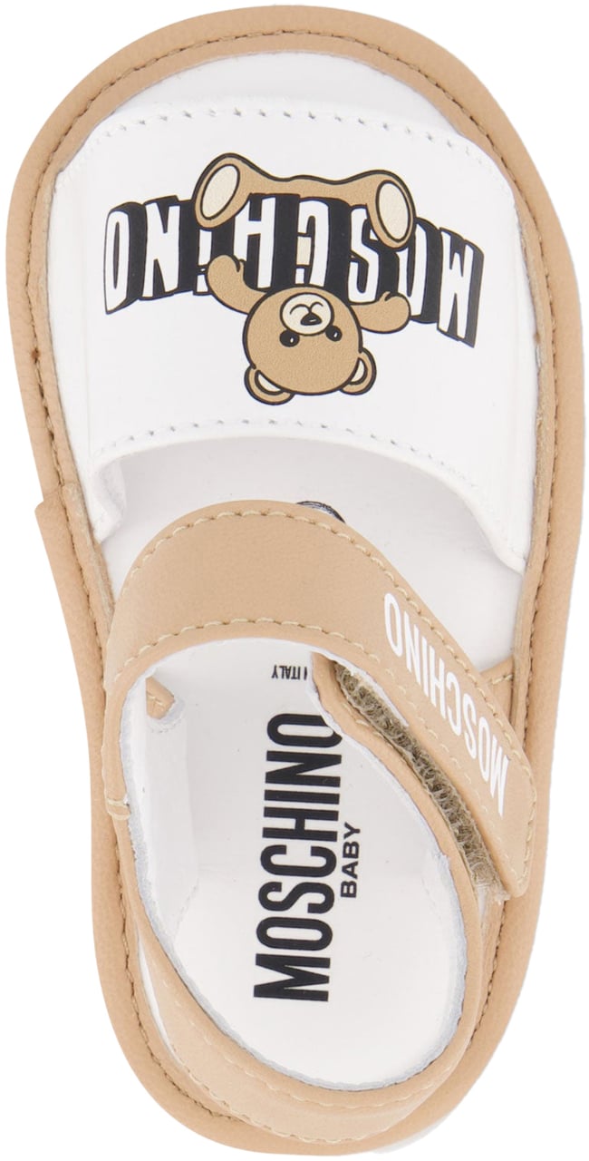 Moschino Moschino Baby Jongens Sandalen in Beige Beige