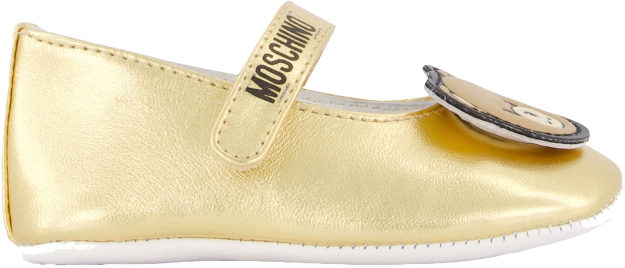 Moschino Moschino Baby Meisjes Schoenen In Goud Metallic