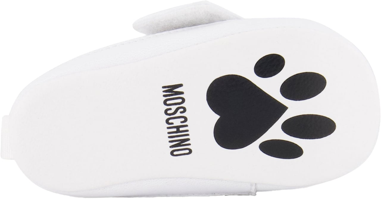 Moschino Moschino Baby Jongens Sneakers In Wit Wit