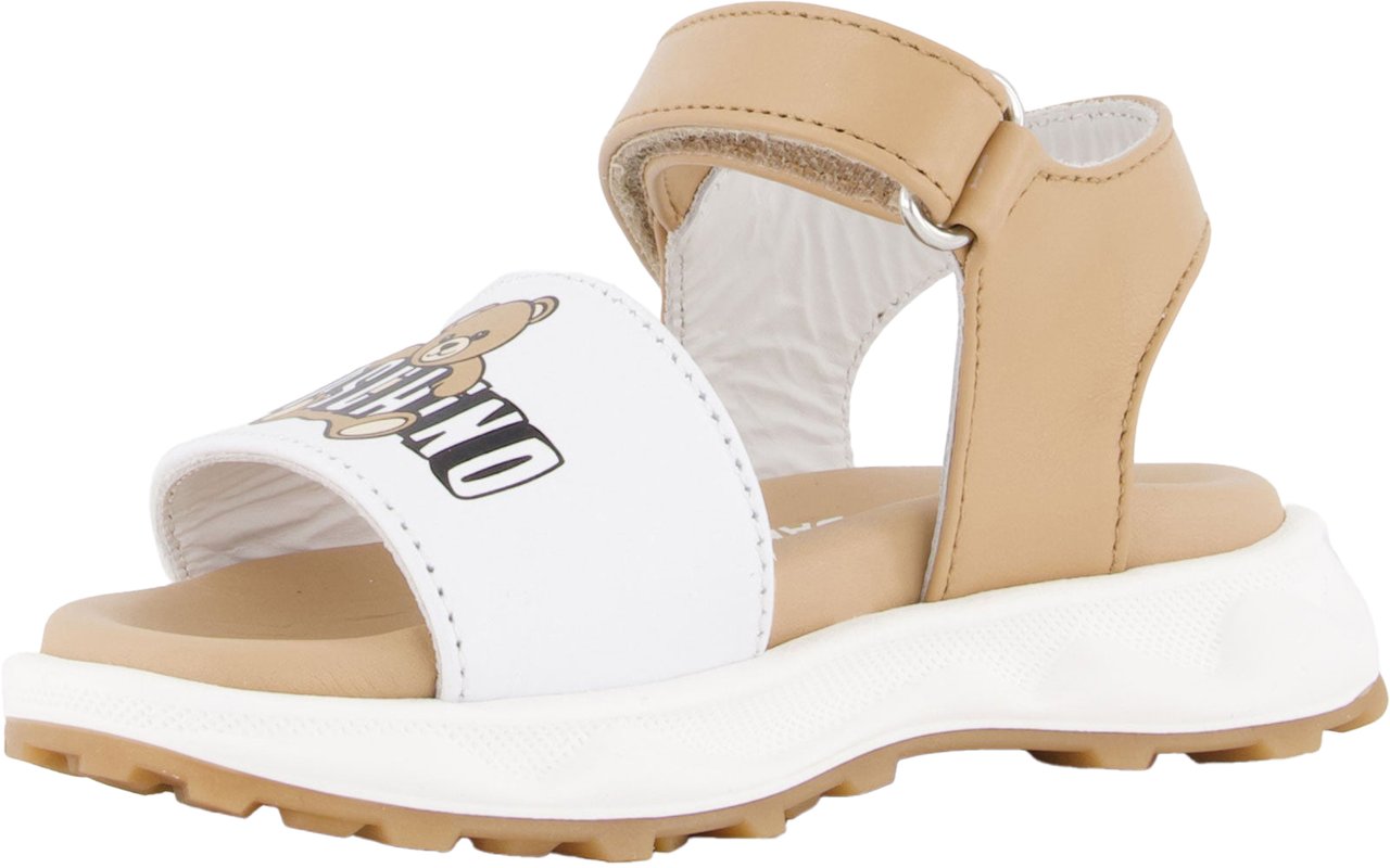 Moschino Moschino Unisex Sandalen In Beige Beige