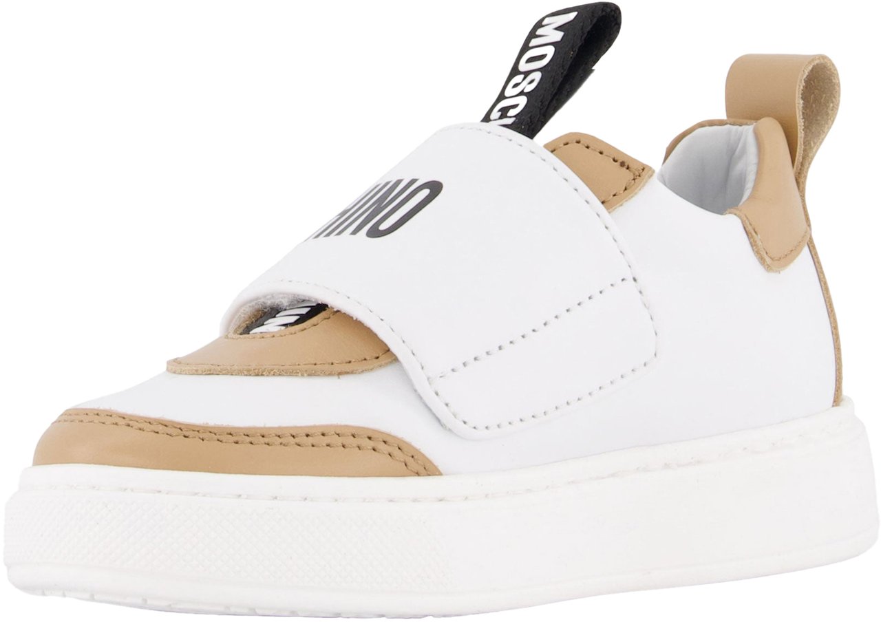 Moschino Moschino Unisex Sneakers In Beige Beige