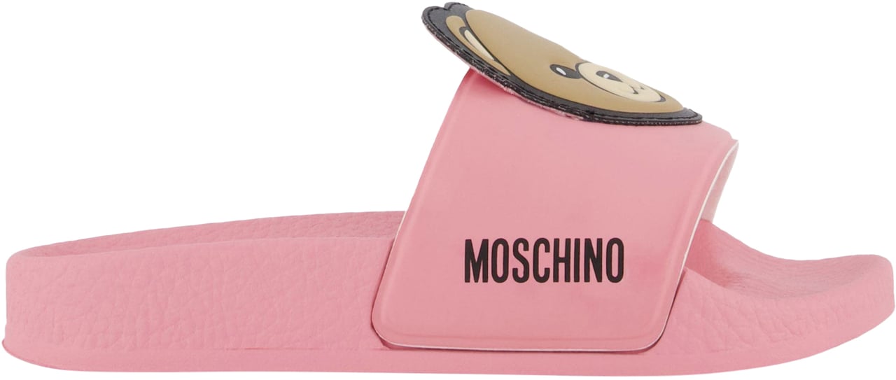 Moschino Moschino Unisex Slippers In Roze Roze