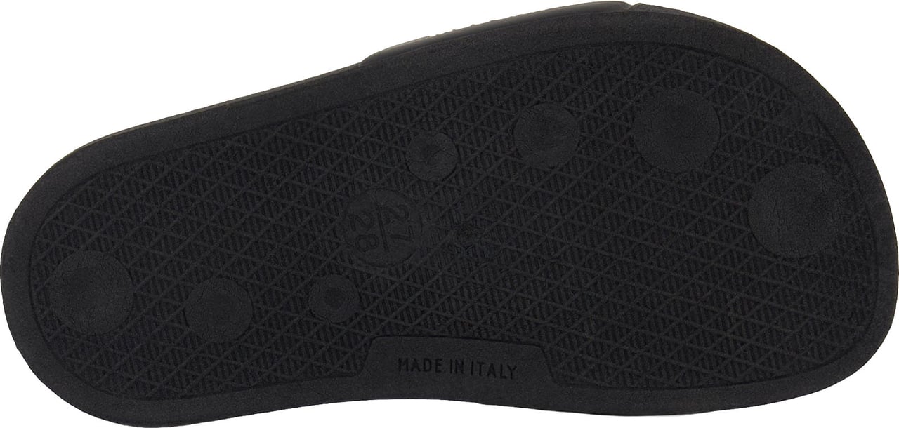 Moschino Unisex Slippers In Zwart Zwart