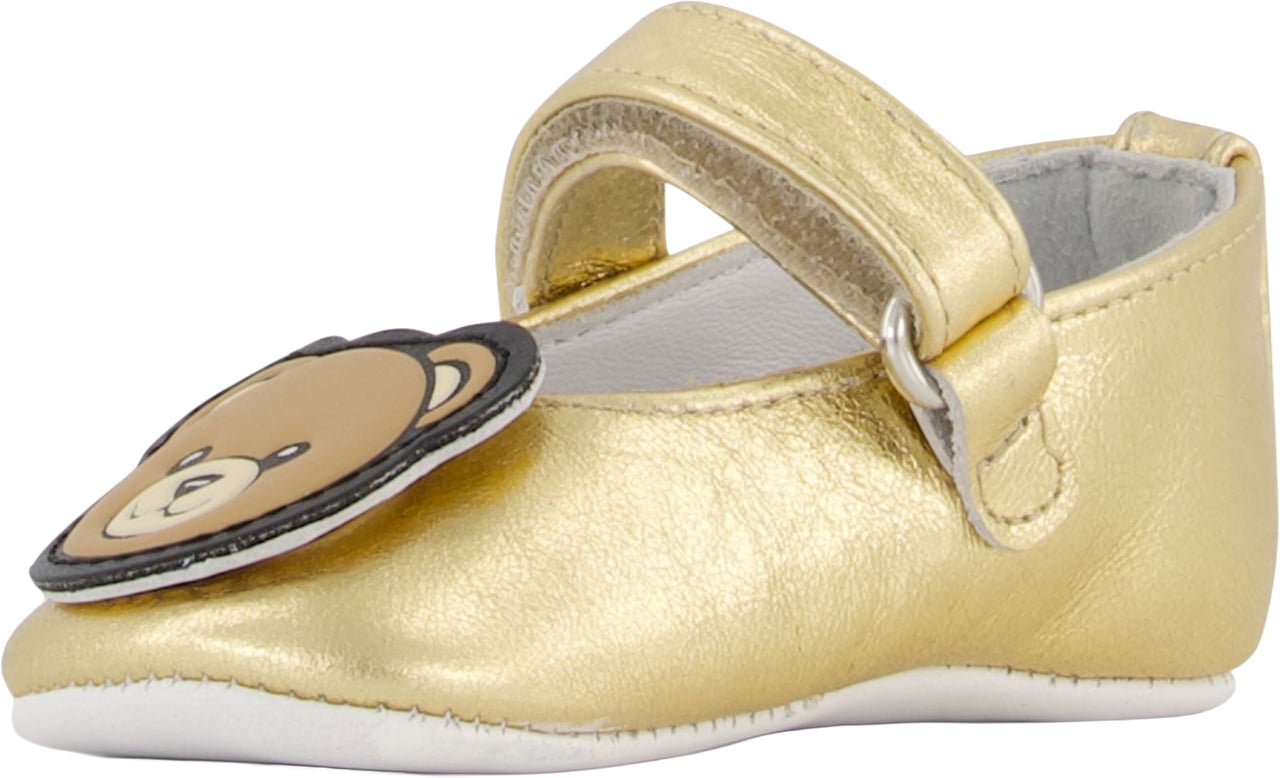 Moschino Baby Meisjes Schoenen In Goud Metallic